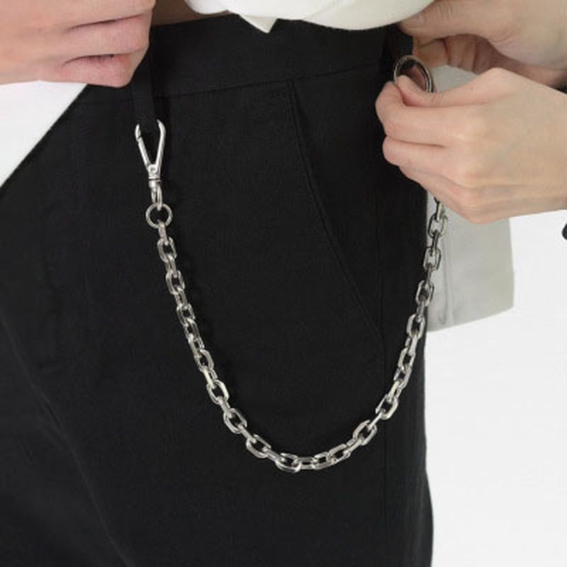 Women'S Jeans Accessories Chain - Hipster กางเกงยีนส์เอวกางเกงเข็มขัดพวงกุญแจผู้ชายผู้หญิงโลหะแหวน Punk Hip-Hop Streetwear Rock