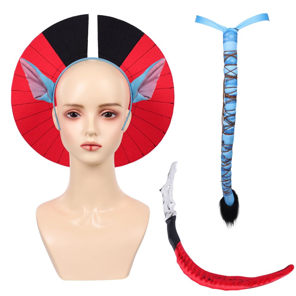 Women'S Ear Accessories - ชุดคอสเพลย์อวตาร วารัง พร้อมหางและที่คาดผมหู อุปกรณ์ประกอบฉากสำหรับการแสดงบทบาทสมมติ ชุดแฟนตาซีสำหรับแต่งตัวในงานฮาโลวีนและงานคาร์นิวัล
