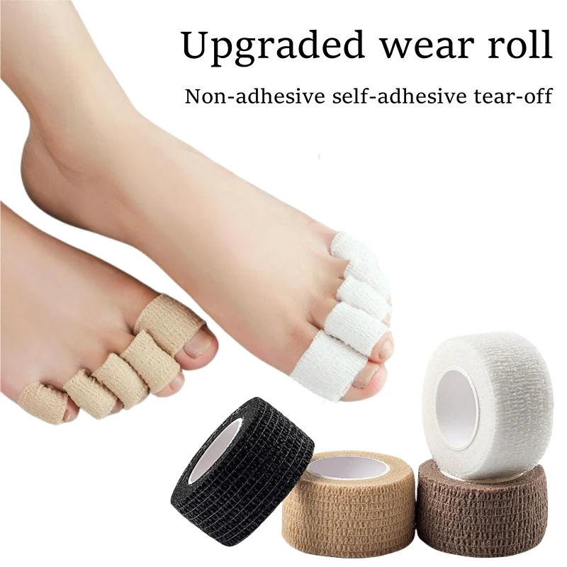 Women Accessories Bd - 1 ม้วนนิ้วเท้าแยกนิ้วมือ Protector Anti-สวมใส่ปวดบรรเทาแทรกกาวสําหรับผู้หญิงรองเท้าส้นสูง Foot Care