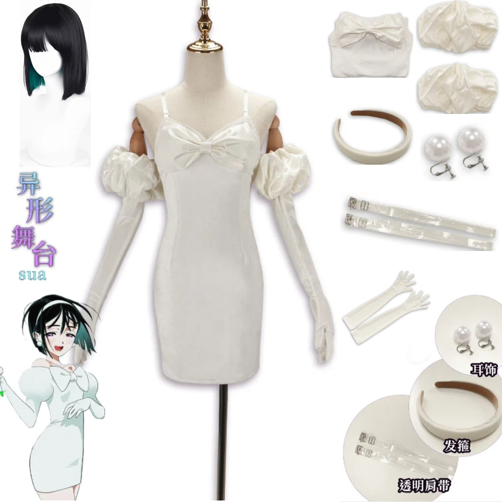 Women'S Ear Accessories - อะนิเมะเอเลี่ยน สเตจ ซัวคอสเพลย์วิกผม ชุดเดรส ถุงมือ ที่คาดผม