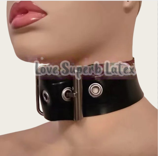 Women Accessories Chain - ปลอกคอลาเท็กซ์เซ็กซี่ขนาด 0.4 มม. สายรัดคอแบบยางสำหรับผู้หญิงและผู้ชาย งานแฮนด์เมด โซ่คล้องคอ