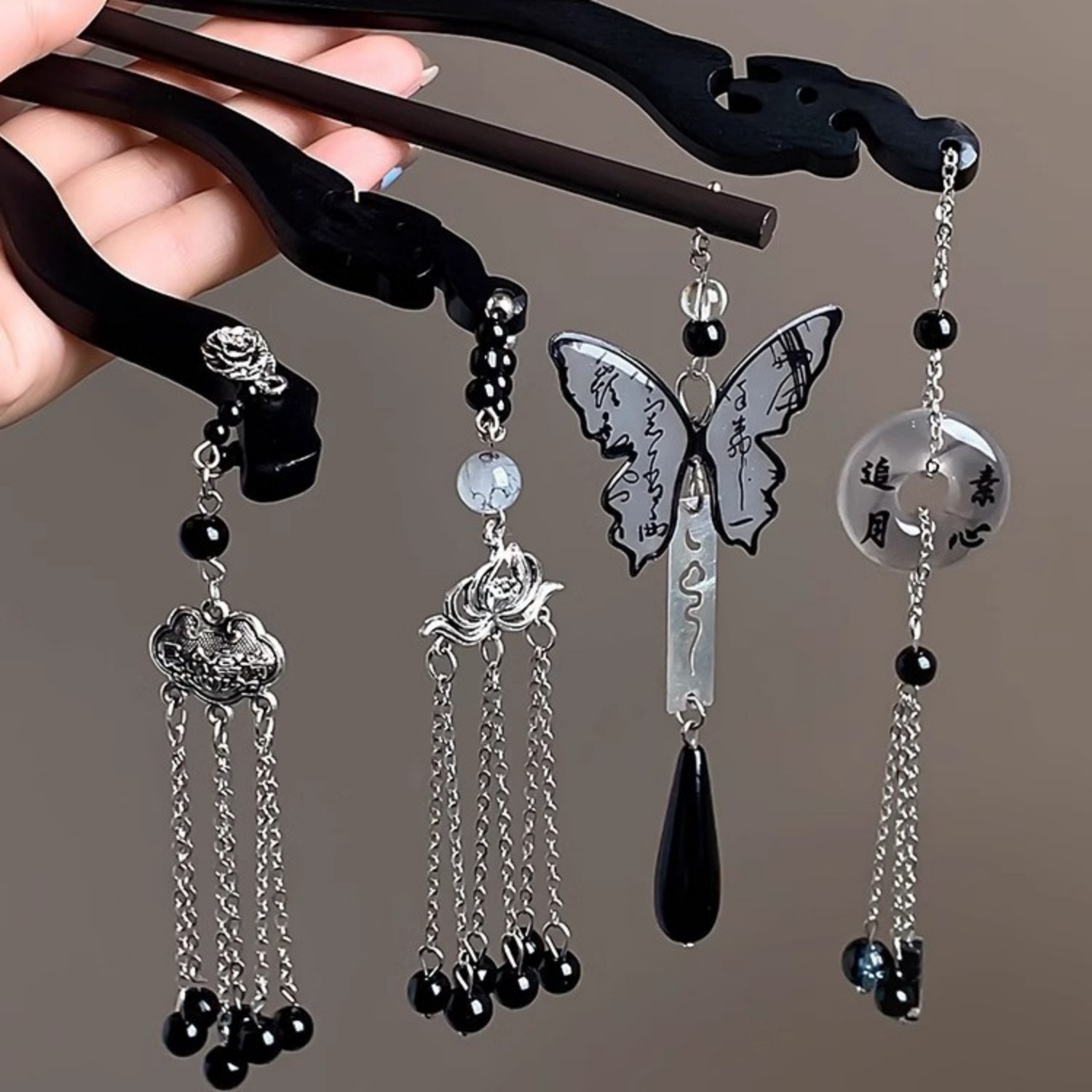หรูหราไม้พู่ Hairpin สําหรับผู - Hair Fork Stick บทวิจารณ์และราคา