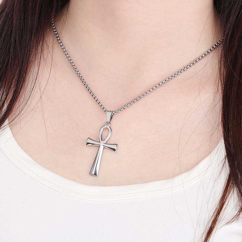 สร้อยคอจี้รูปกากบาทขัดเงา Kale - Women Accessories Bd บทวิจารณ์และราคา