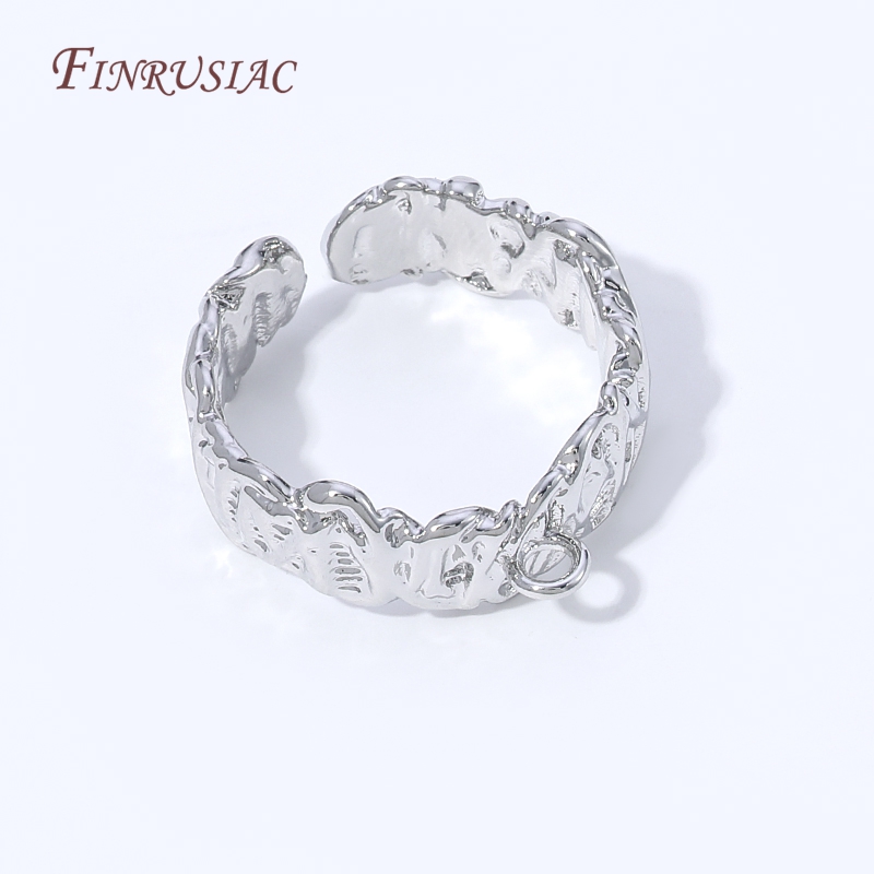 ฐานแหวนทอง 18K ชุบทองแบบเปิดปร - Ring Set Adjustable บทวิจารณ์และราคา