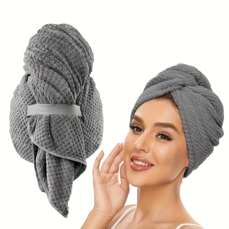 ผ้าขนหนูไมโครไฟเบอร์ขนาดใหญ่พิ - Hair Band Elastic บทวิจารณ์และราคา