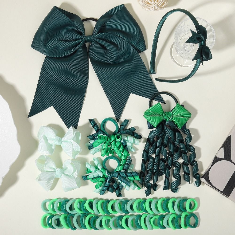 ชุดอุปกรณ์เสริมผมแฟชั่น 57 ชิ้ - Scrunchie Satin Set บทวิจารณ์และราคา