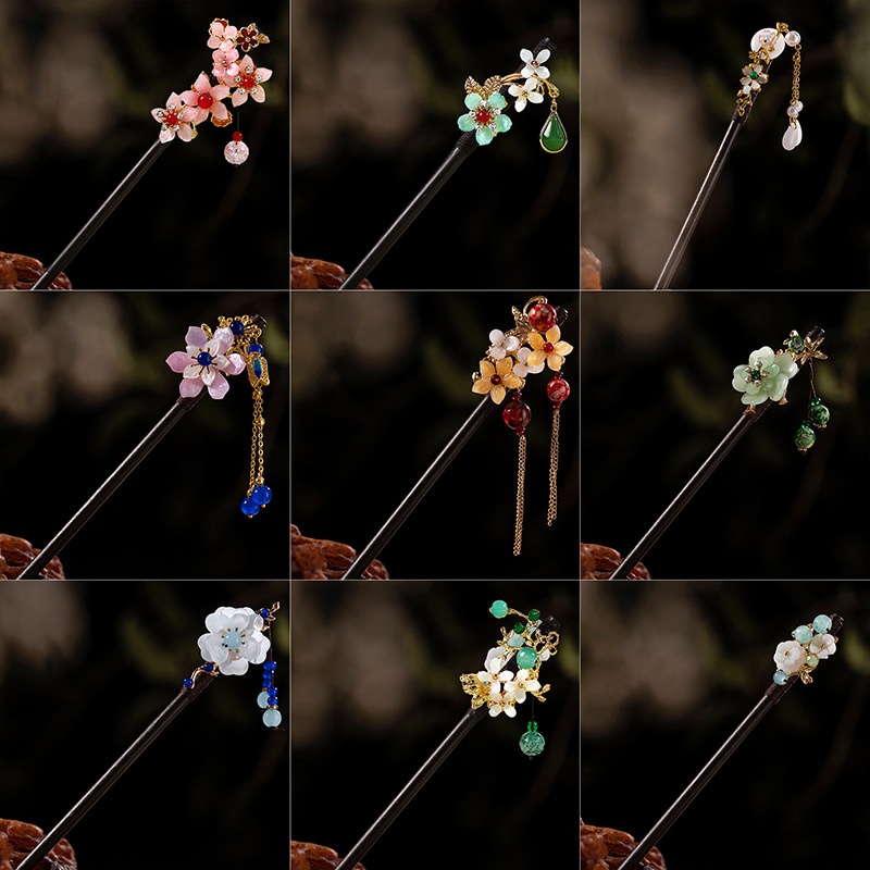 1 PC ไม้กิ๊บติดผมสำหรับผู้หญิง - Hair Fork Stick บทวิจารณ์และราคา