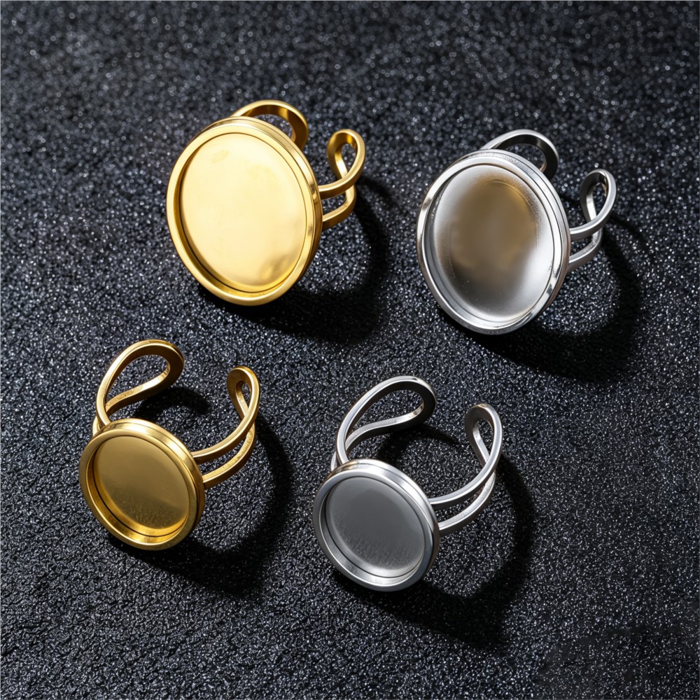 ฐานแหวนสแตนเลสทรงสี่เหลี่ยมแบบ - Ring Set Adjustable บทวิจารณ์และราคา
