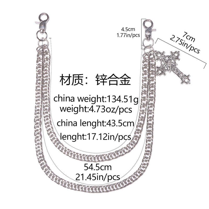 แฟชั่น Punk โลหะกางเกง Hip Hop - Women'S Jeans Accessories Chain บทวิจารณ์และราคา