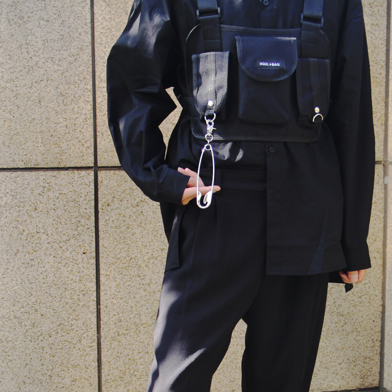PUNK พวงกุญแจจี้โลหะทำจากสเตนเ - Women'S Jeans Accessories Chain บทวิจารณ์และราคา