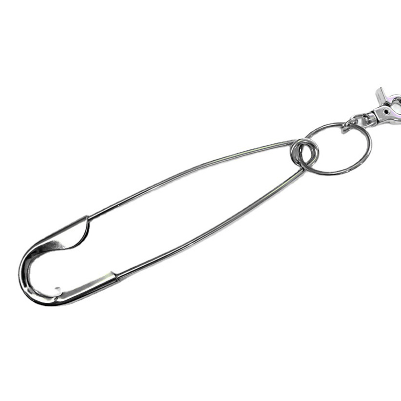 PUNK พวงกุญแจจี้โลหะทำจากสเตนเ - Women'S Jeans Accessories Chain บทวิจารณ์และราคา