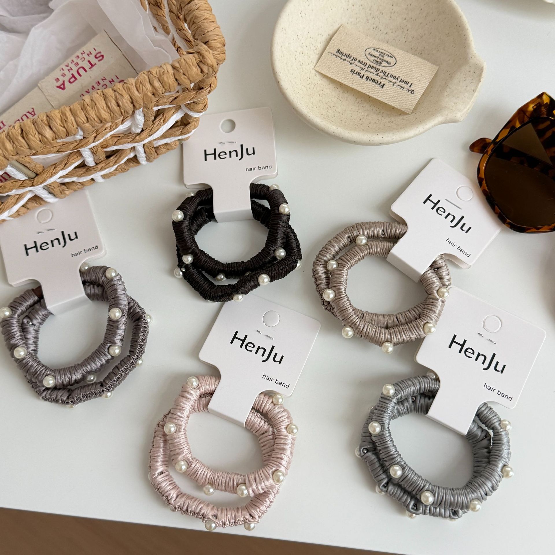 ยางรัดผมผ้าซาติน 2 ชิ้น ชุดเซ็ - Scrunchie Satin Set บทวิจารณ์และราคา