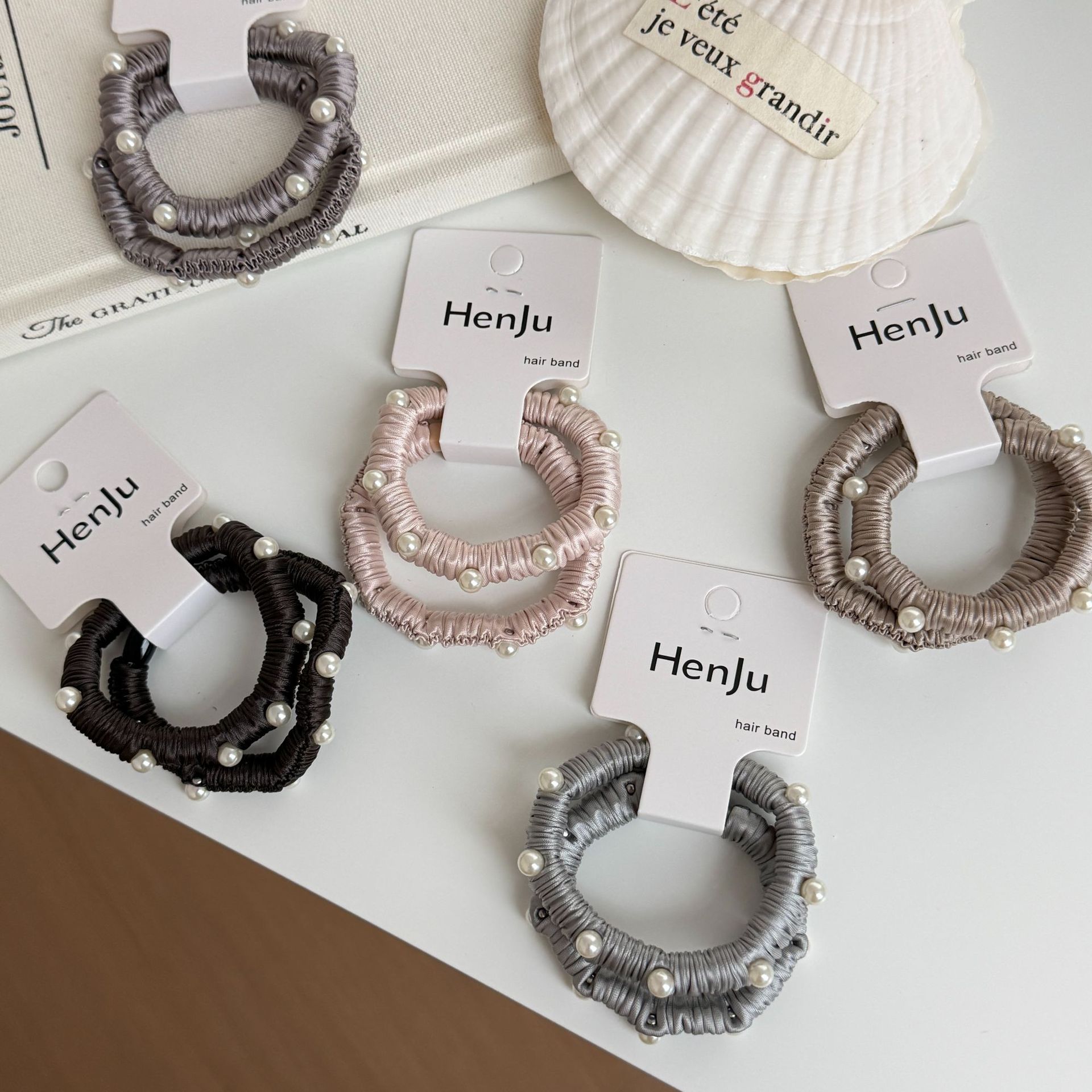 ยางรัดผมผ้าซาติน 2 ชิ้น ชุดเซ็ - Scrunchie Satin Set บทวิจารณ์และราคา