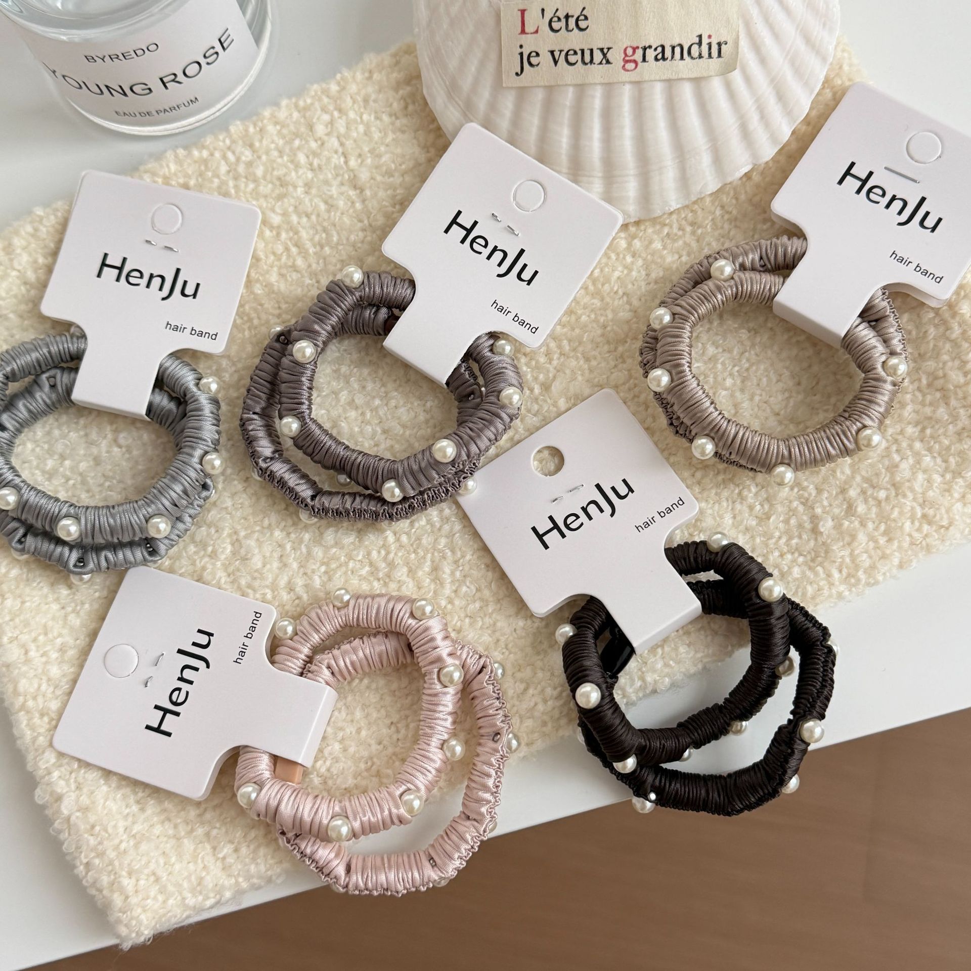 ยางรัดผมผ้าซาติน 2 ชิ้น ชุดเซ็ - Scrunchie Satin Set บทวิจารณ์และราคา