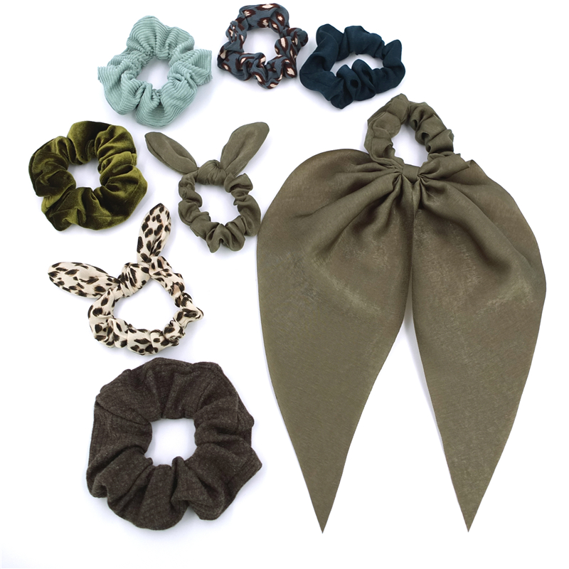 Scrunchies สําหรับสาวผู้หญิงผม - Scrunchie Satin Set บทวิจารณ์และราคา