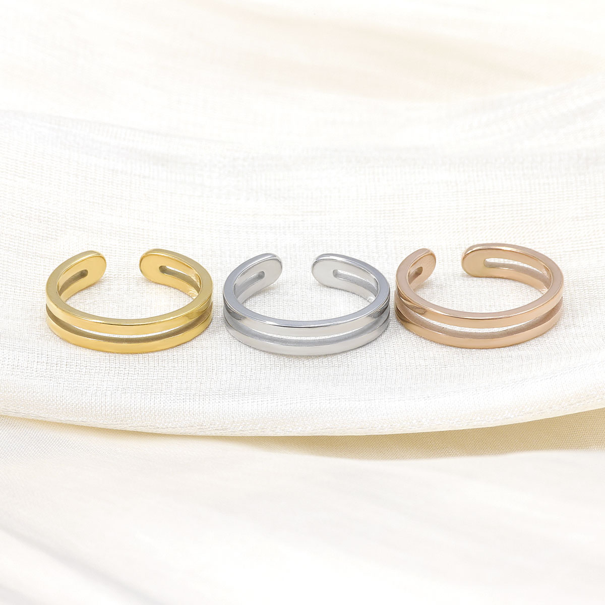 แหวนนิ้วเท้าแบบปรับได้สองชั้น  - Ring Set Adjustable บทวิจารณ์และราคา