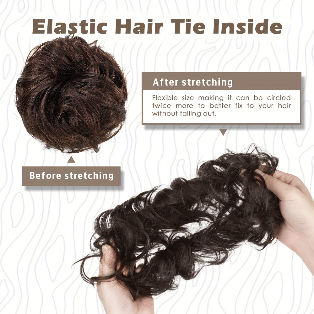 ผมมวยแบบบราซิลเลี่ยนยืดได้4นิ้ - Hair Band Elastic บทวิจารณ์และราคา