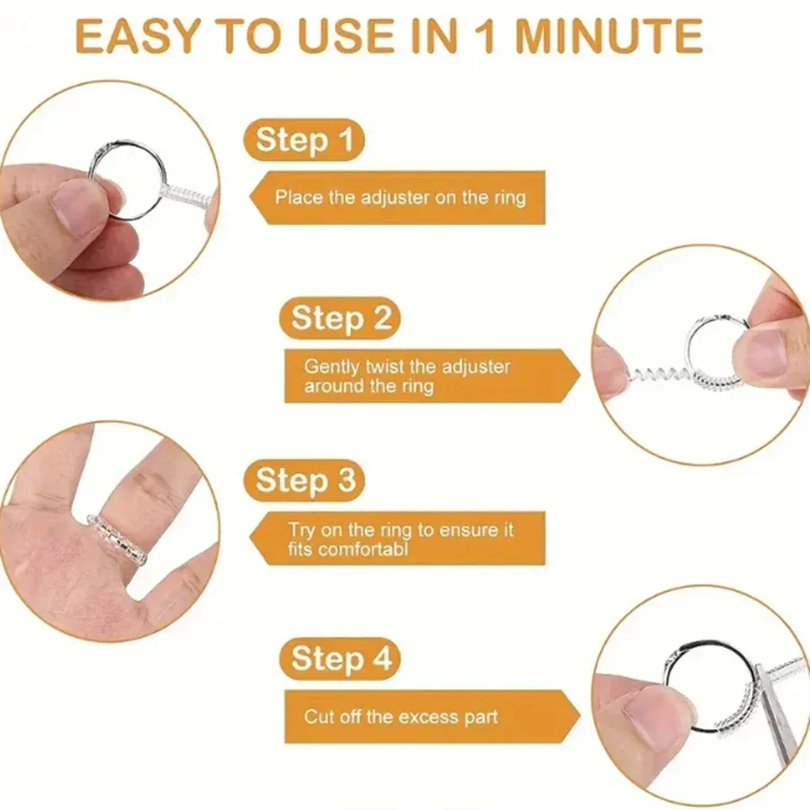 ตัวปรับขนาดแหวน 4/8 ชิ้น - ตัว - Ring Set Adjustable บทวิจารณ์และราคา