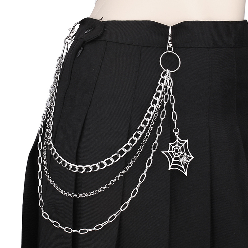 ห่วงโซ่กางเกงแฟชั่นแนวพังค์โลห - Women'S Jeans Accessories Chain บทวิจารณ์และราคา
