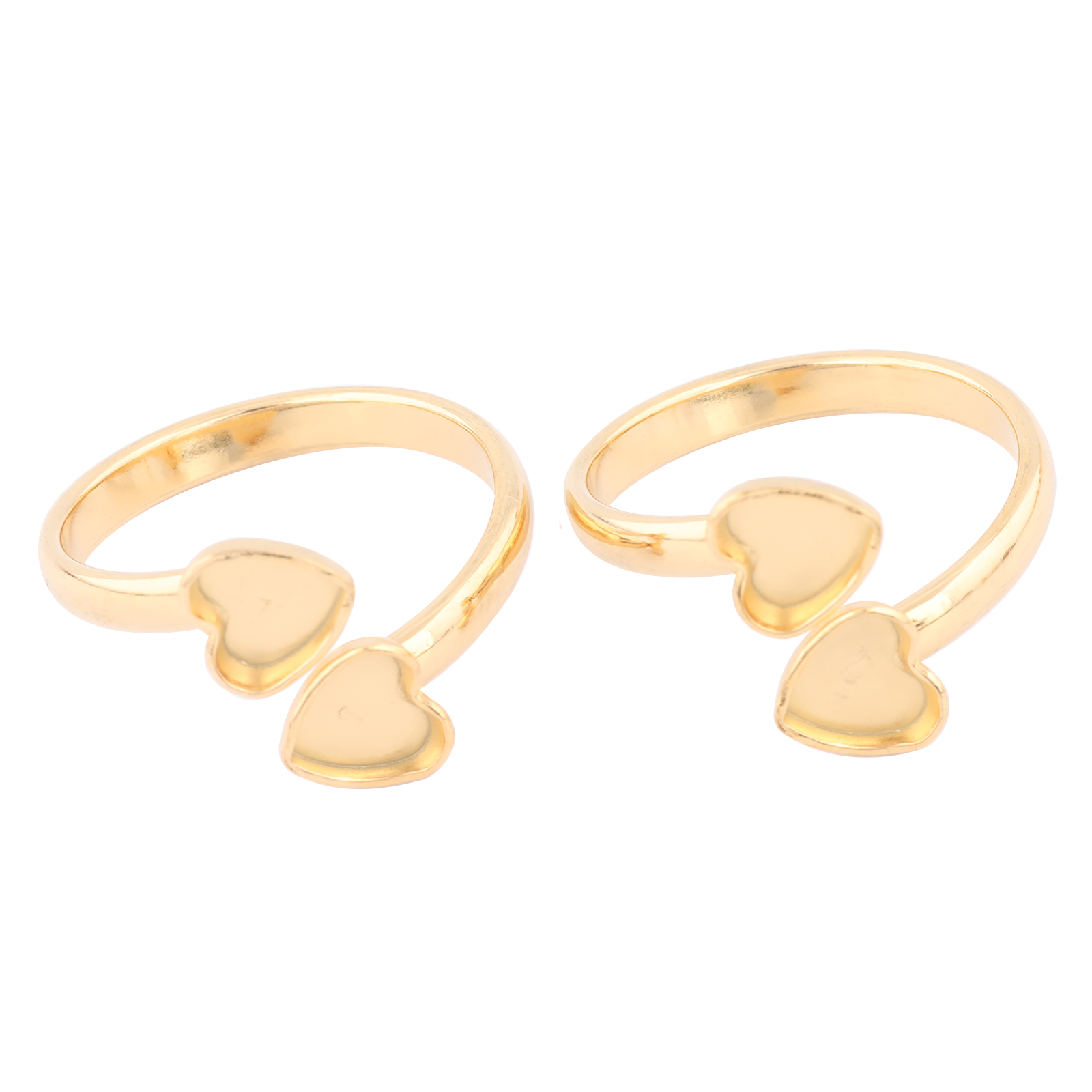 10pcs สแตนเลสสตีลชุบทอง 6 มม.ห - Ring Set Adjustable บทวิจารณ์และราคา