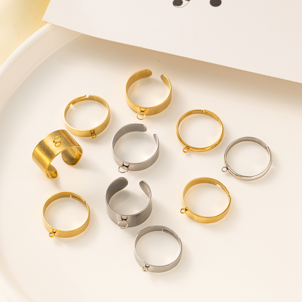 5 ชิ้น/ล็อตสแตนเลสสตีลสีเปิดแห - Ring Set Adjustable บทวิจารณ์และราคา