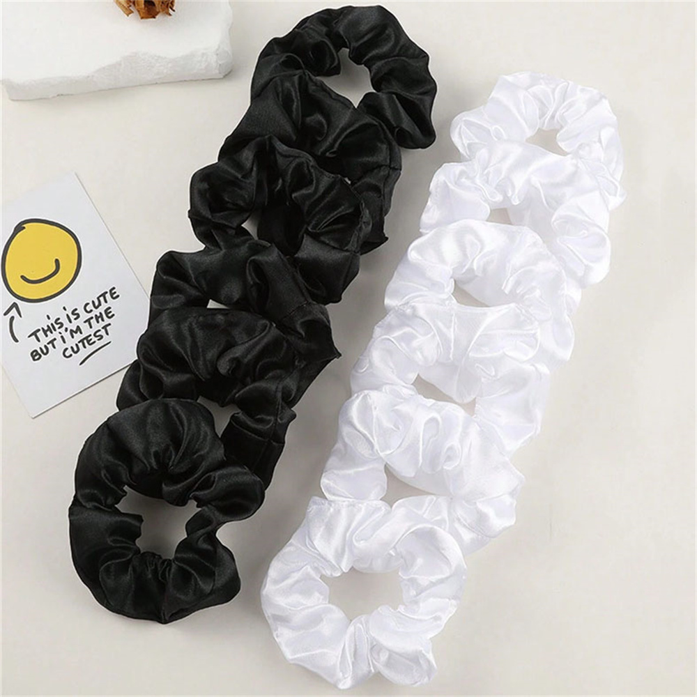 12 ชิ้น/เซ็ตซาติน Scrunchies ส - Scrunchie Satin Set บทวิจารณ์และราคา